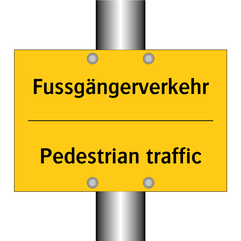 Fussgängerverkehr - Pedestrian traffic