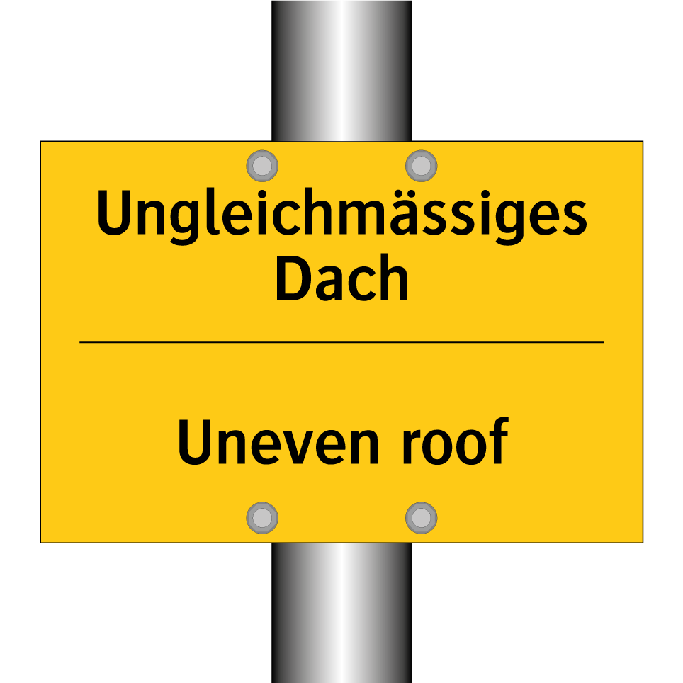 Ungleichmässiges Dach - Uneven roof