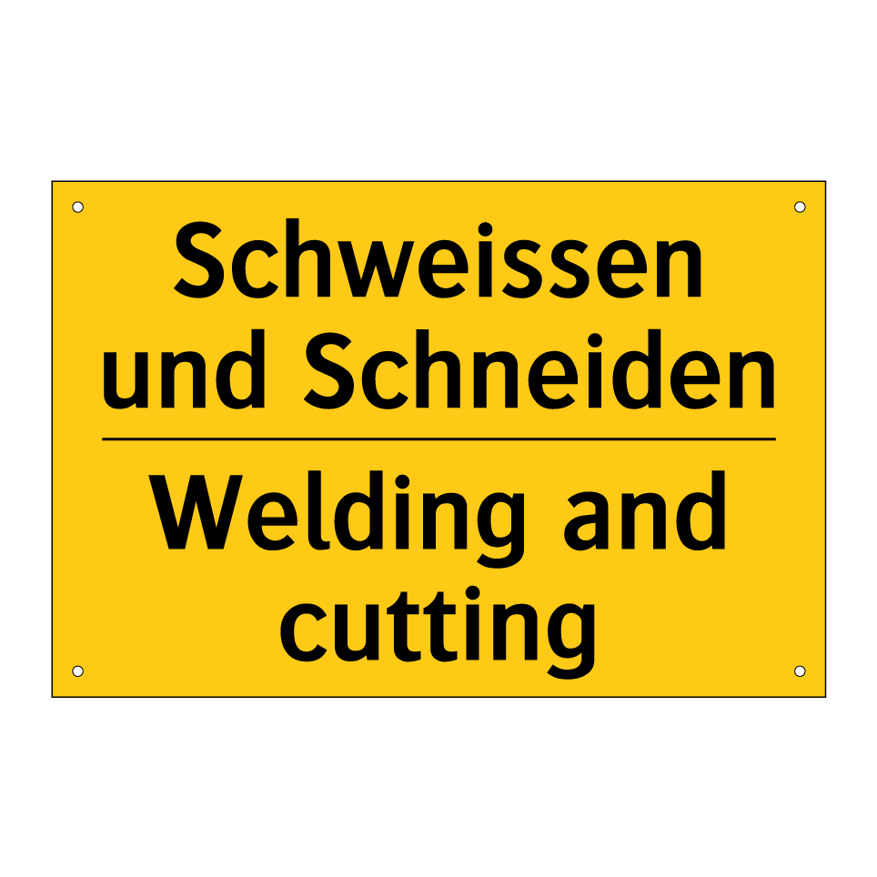 Schweissen und Schneiden - Welding and cutting