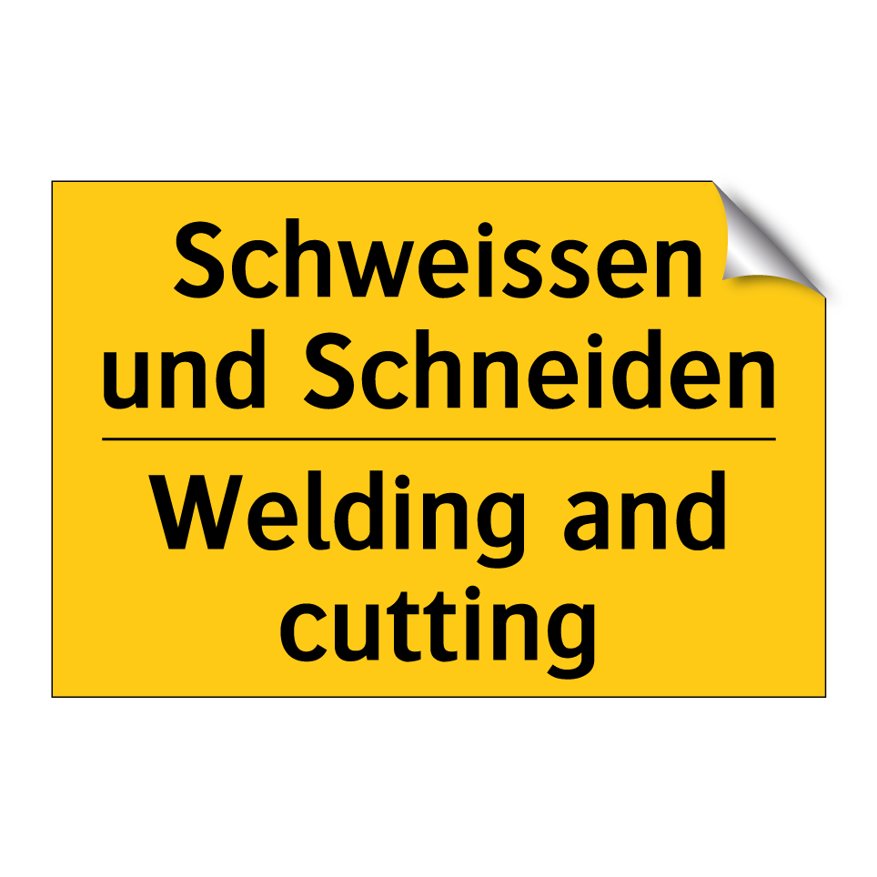 Schweissen und Schneiden - Welding and cutting