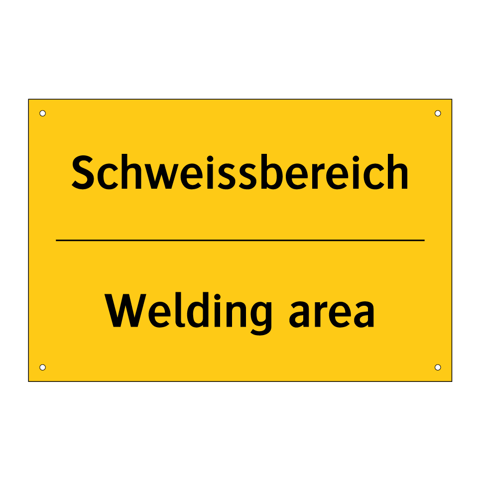 Schweissbereich - Welding area