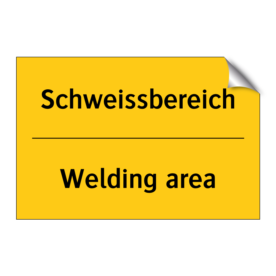 Schweissbereich - Welding area