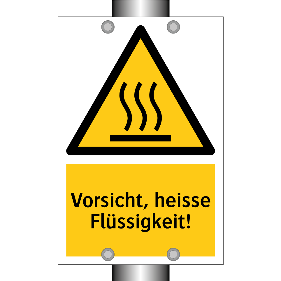 Vorsicht, heisse Flüssigkeit!
