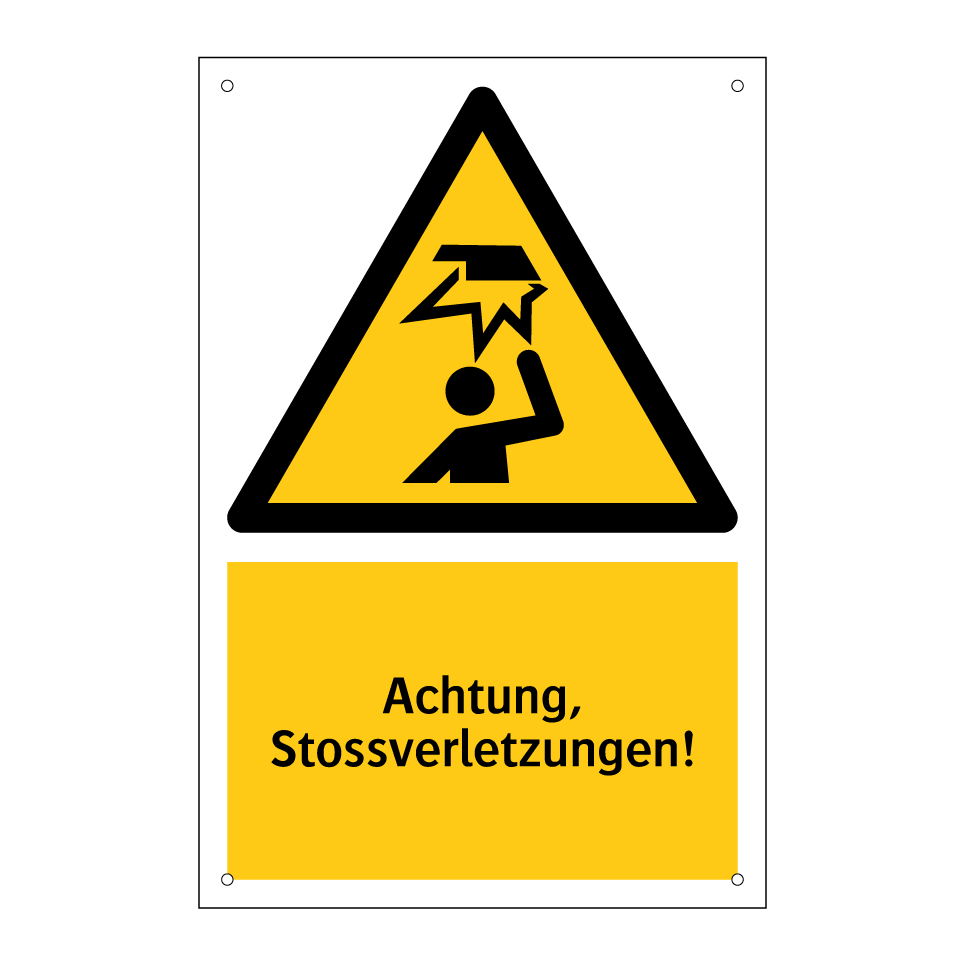 Achtung, Stossverletzungen!