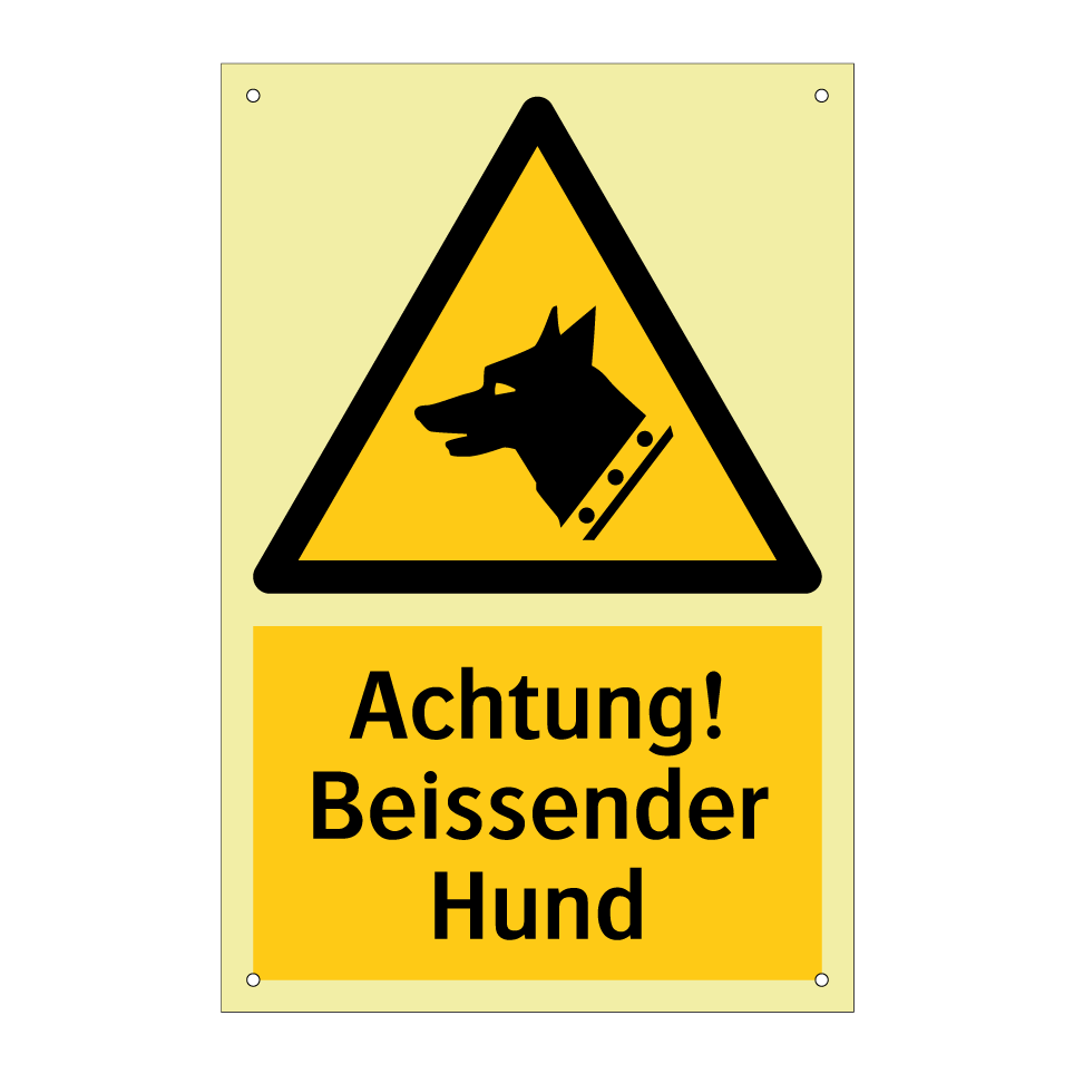 Achtung! Beissender Hund