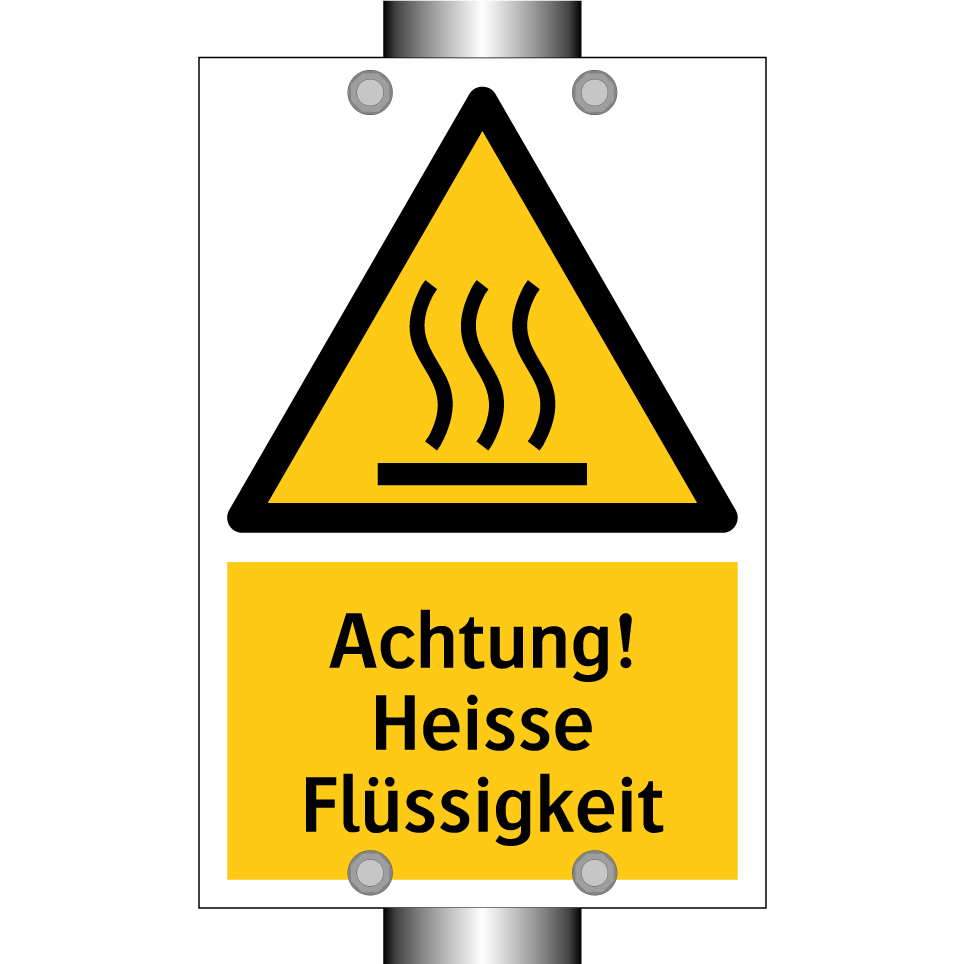 Achtung! Heisse Flüssigkeit