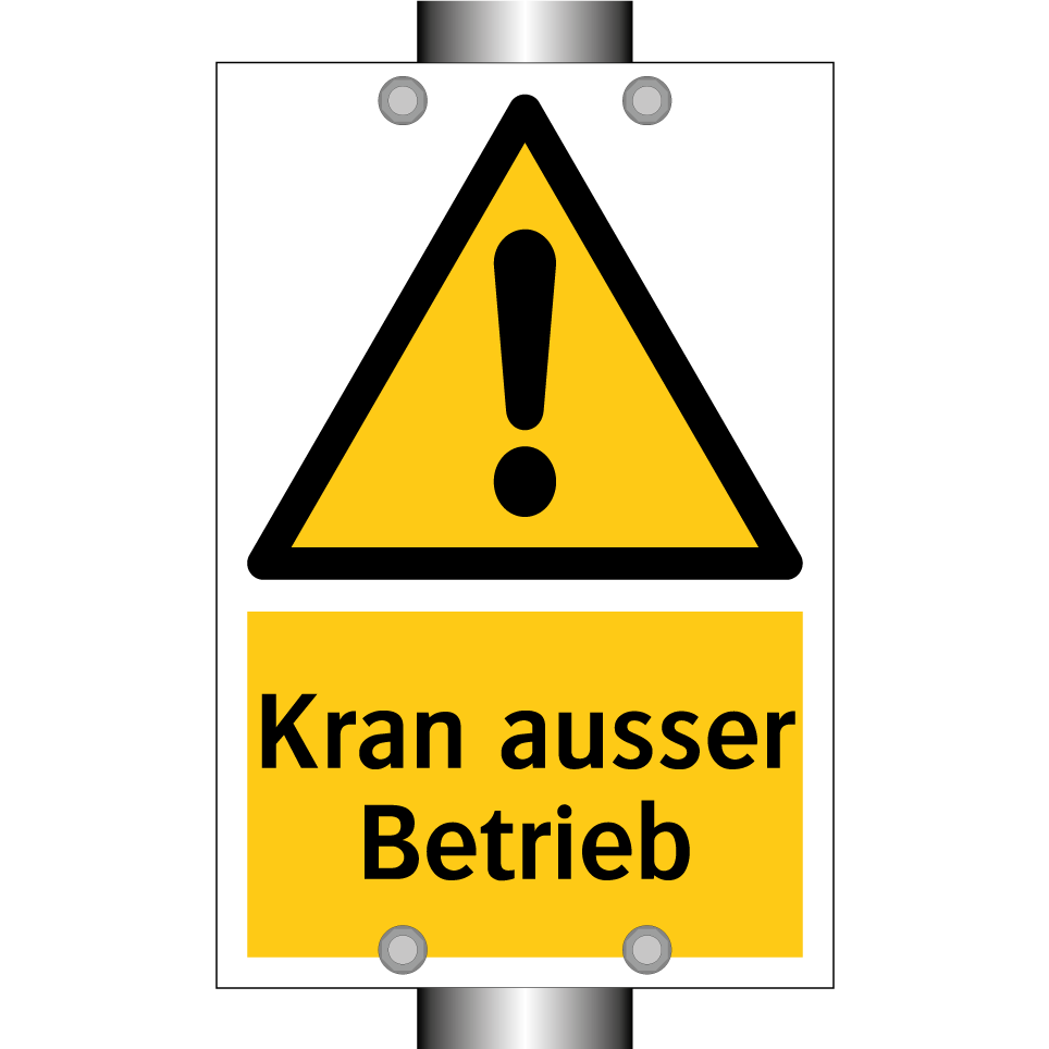 Kran ausser Betrieb