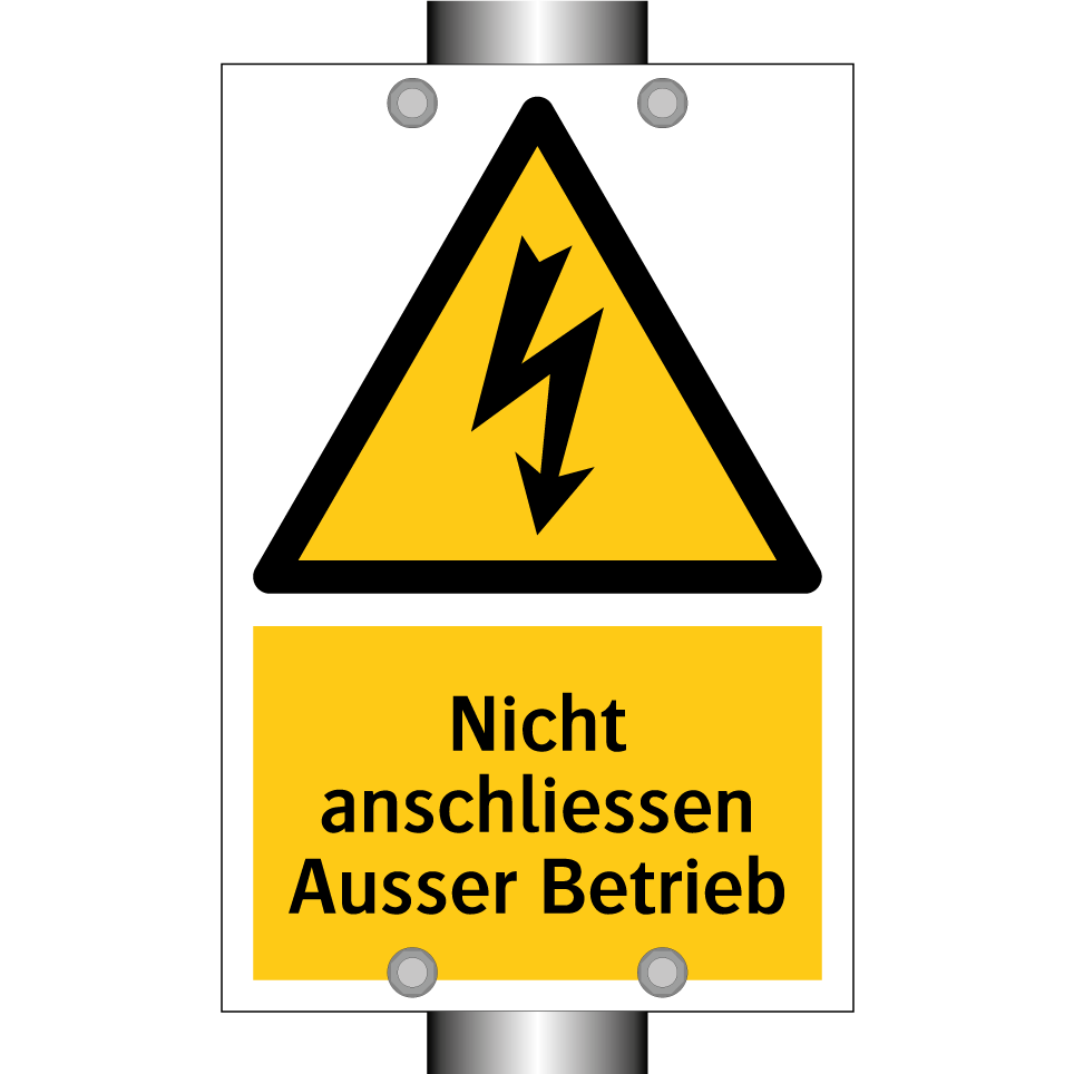 Nicht anschliessen Ausser Betrieb