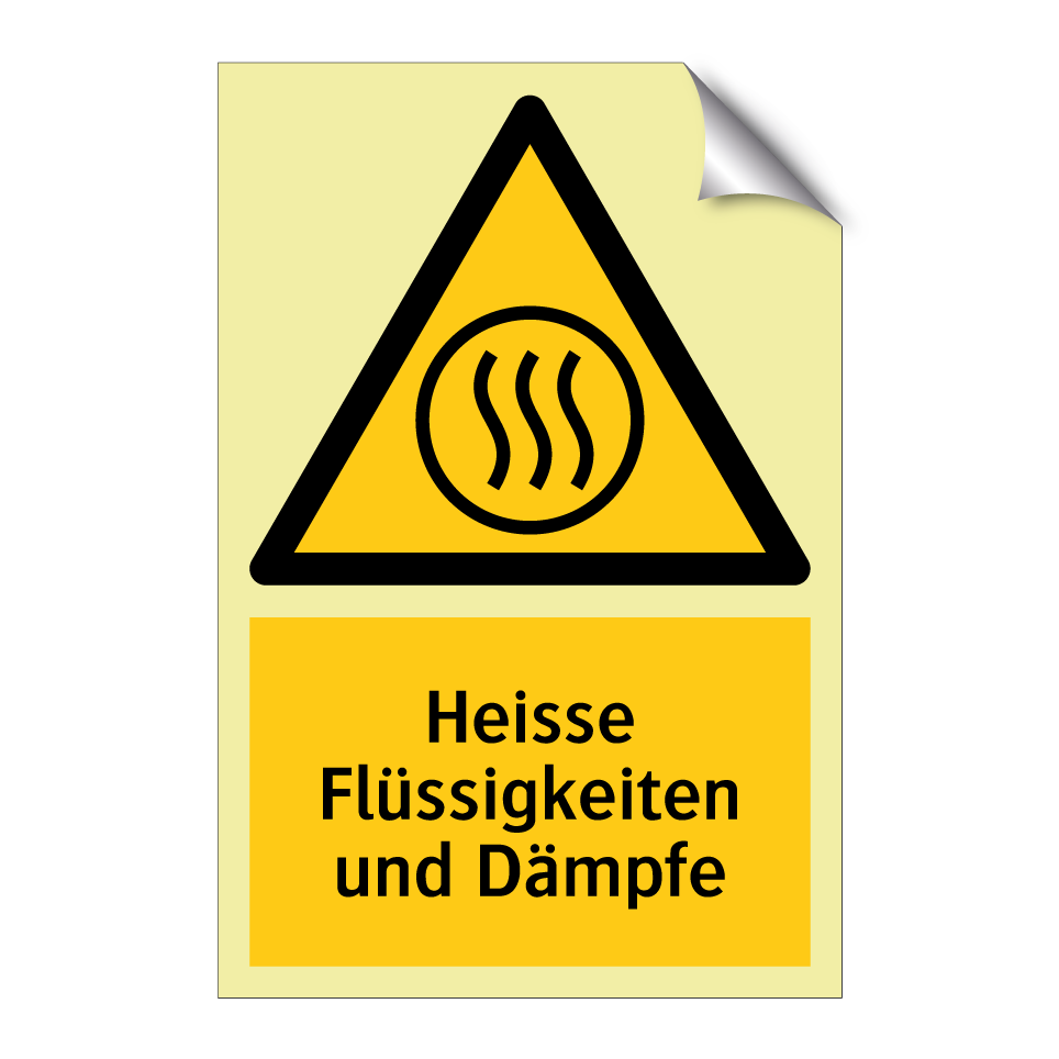 Heisse Flüssigkeiten und Dämpfe