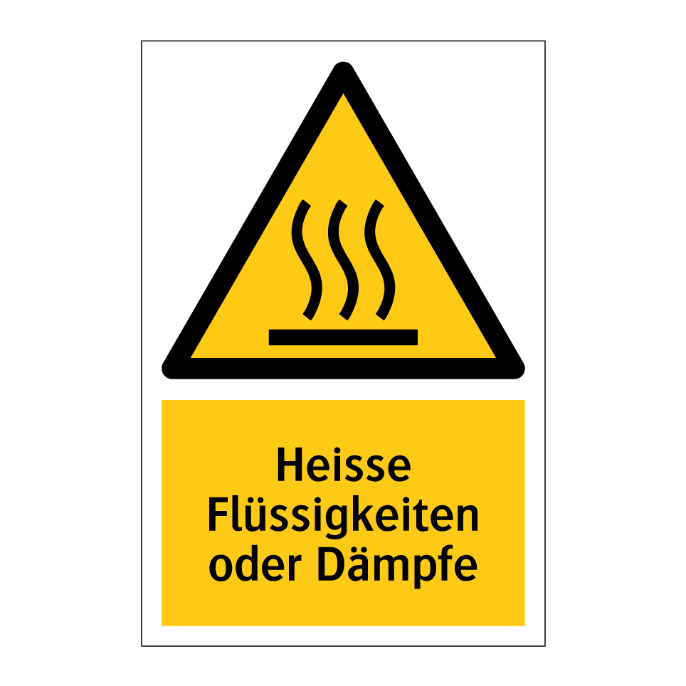 Heisse Flüssigkeiten oder Dämpfe