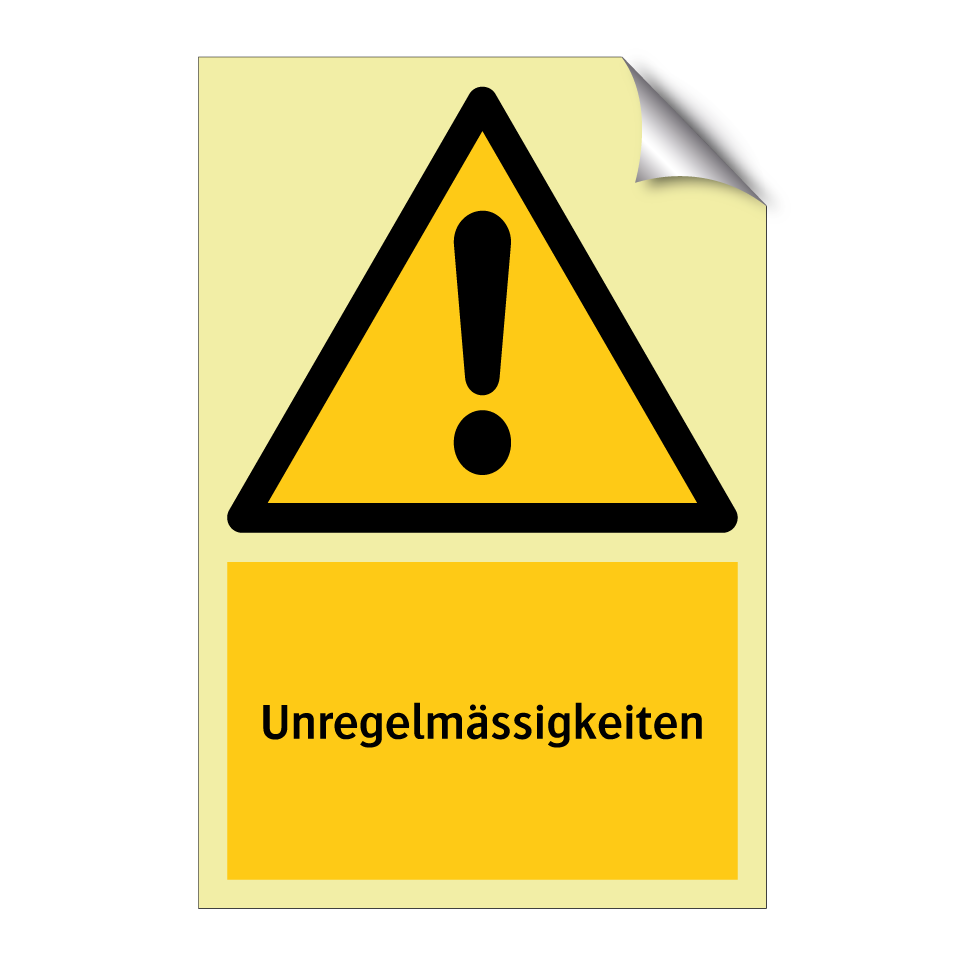 Unregelmässigkeiten