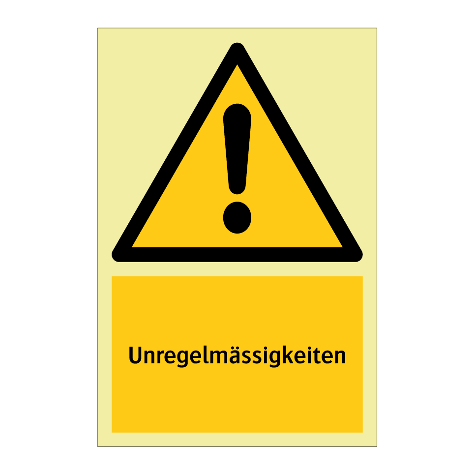 Unregelmässigkeiten