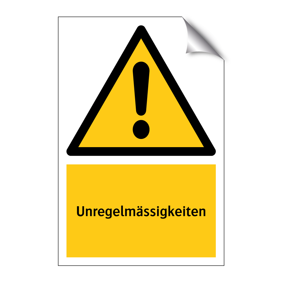 Unregelmässigkeiten