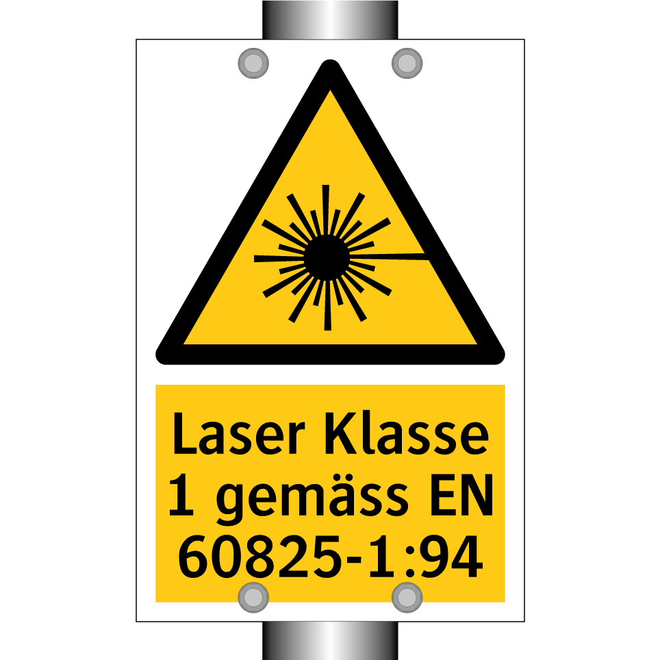 Laser Klasse 1 gemäss EN 60825-1:94