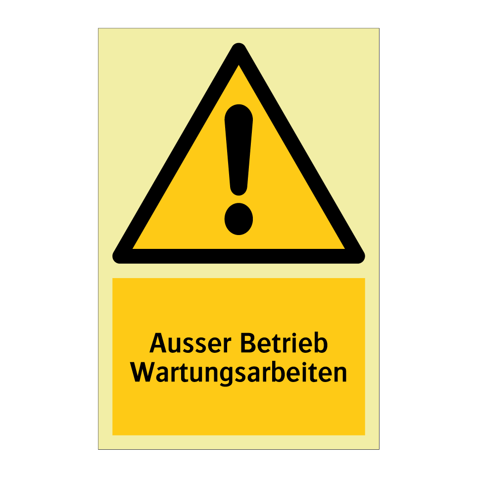 Ausser Betrieb Wartungsarbeiten