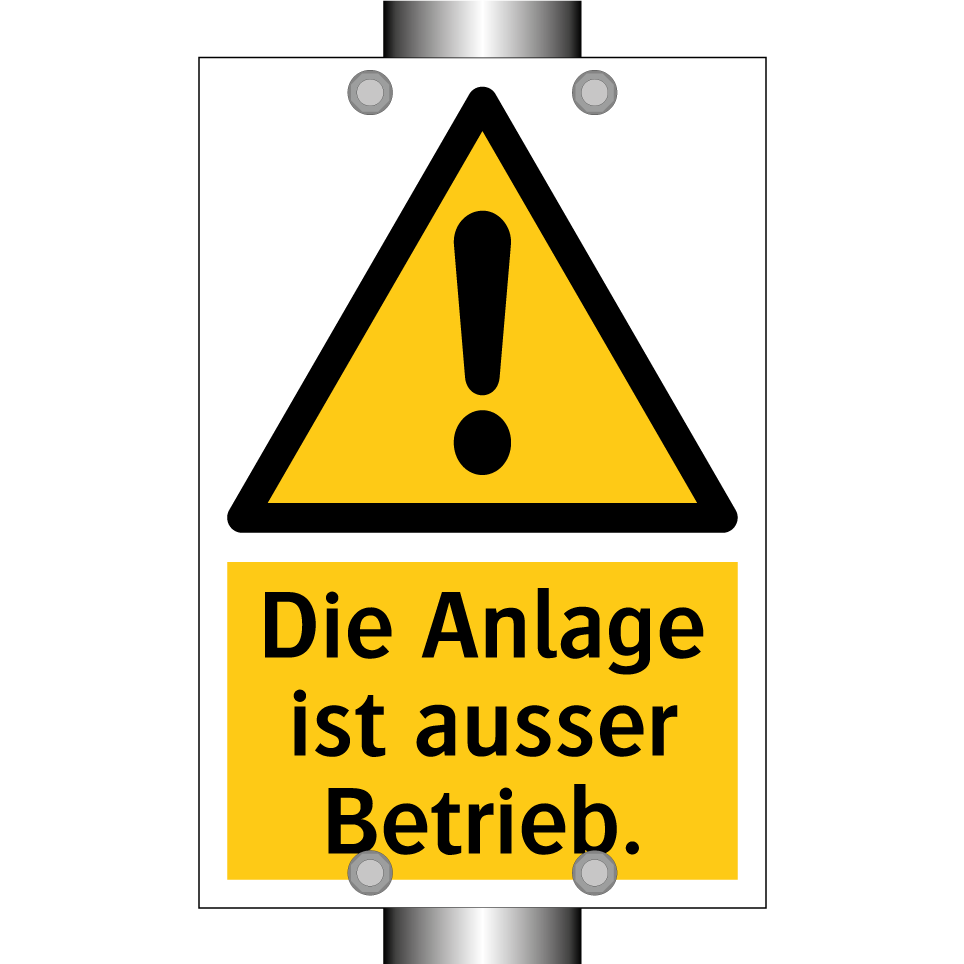 Die Anlage ist ausser Betrieb.