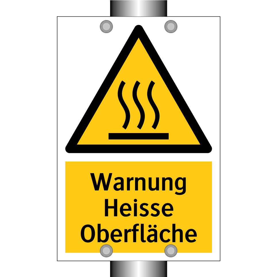 Warnung Heisse Oberfläche