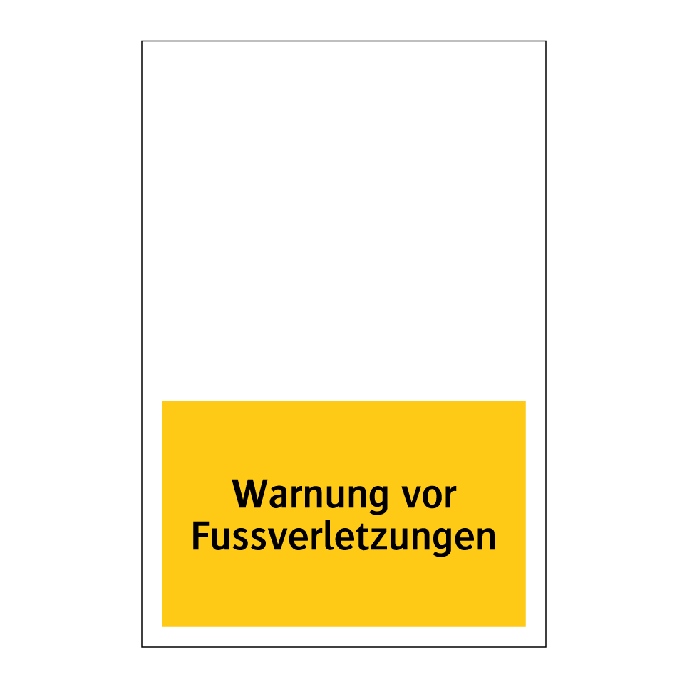 Warnung vor Fussverletzungen