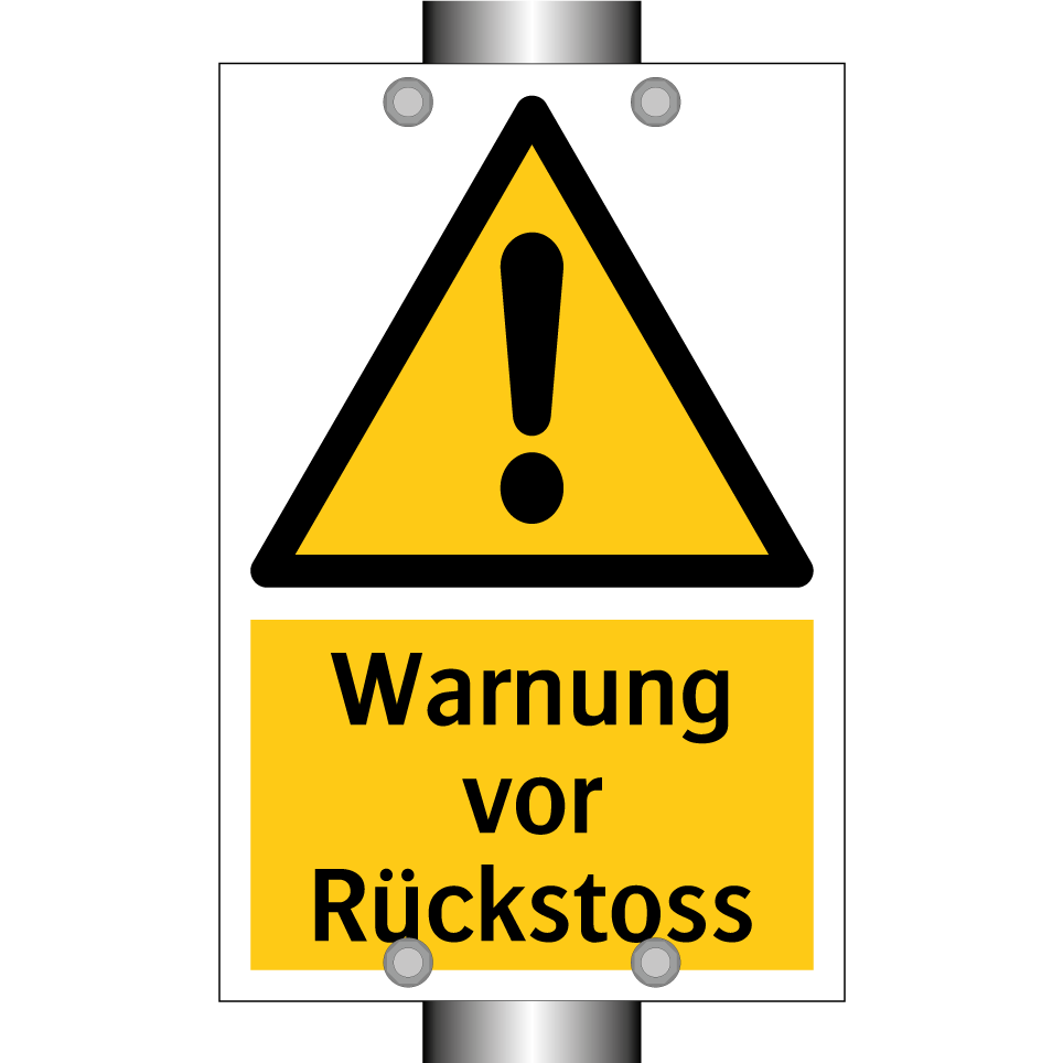Warnung vor Rückstoss