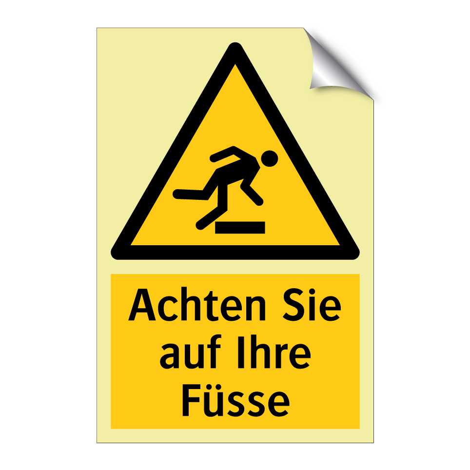 Achten Sie auf Ihre Füsse