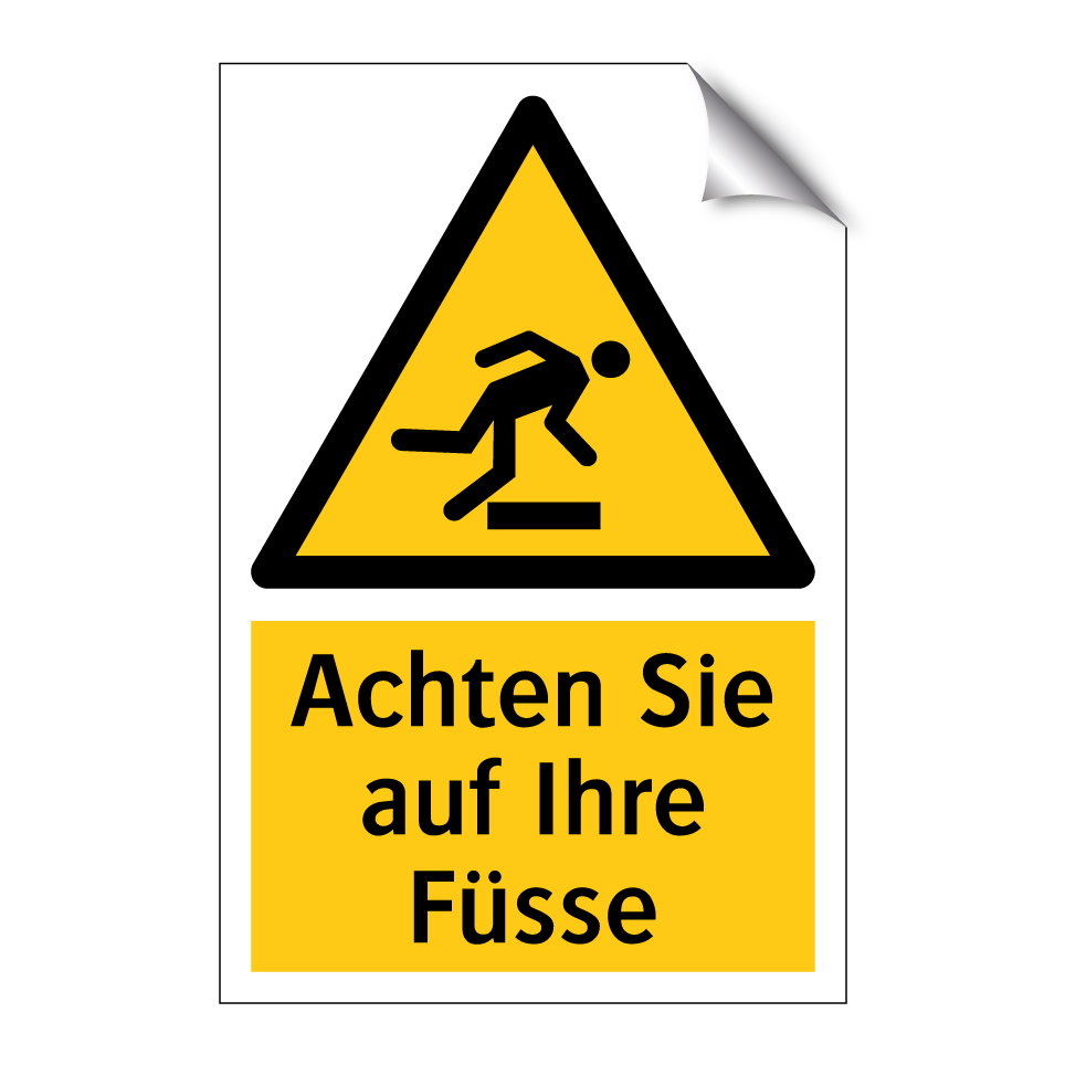 Achten Sie auf Ihre Füsse