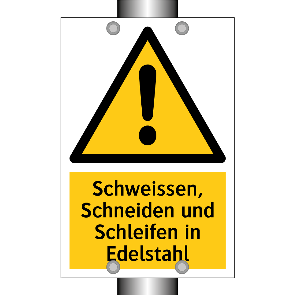 Schweissen, Schneiden und Schleifen in Edelstahl