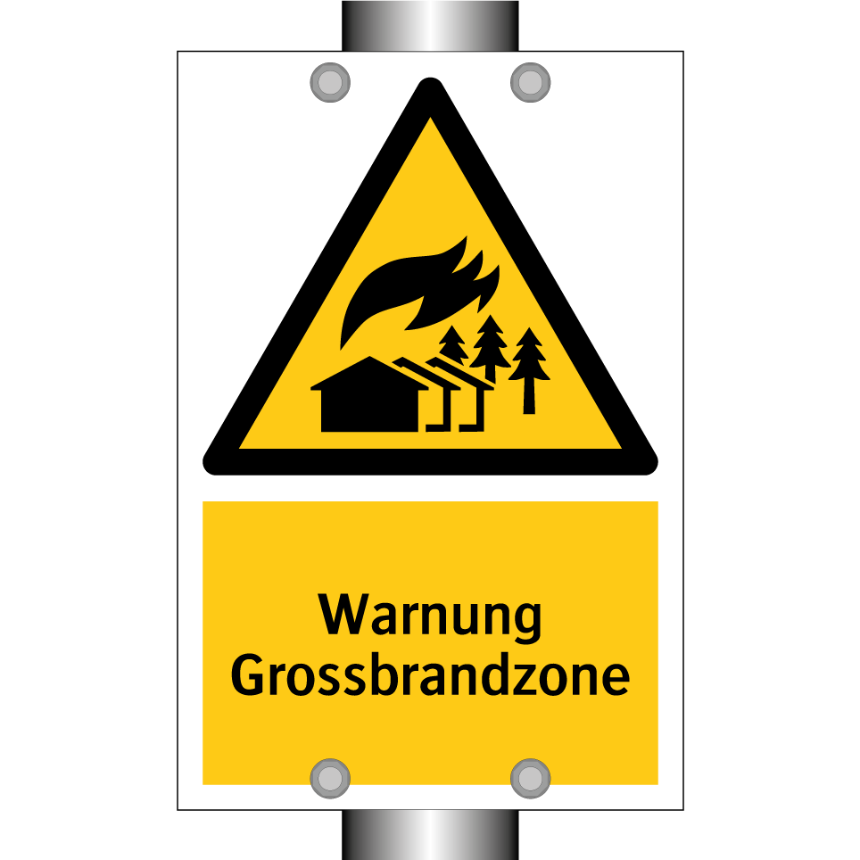 Warnung Grossbrandzone