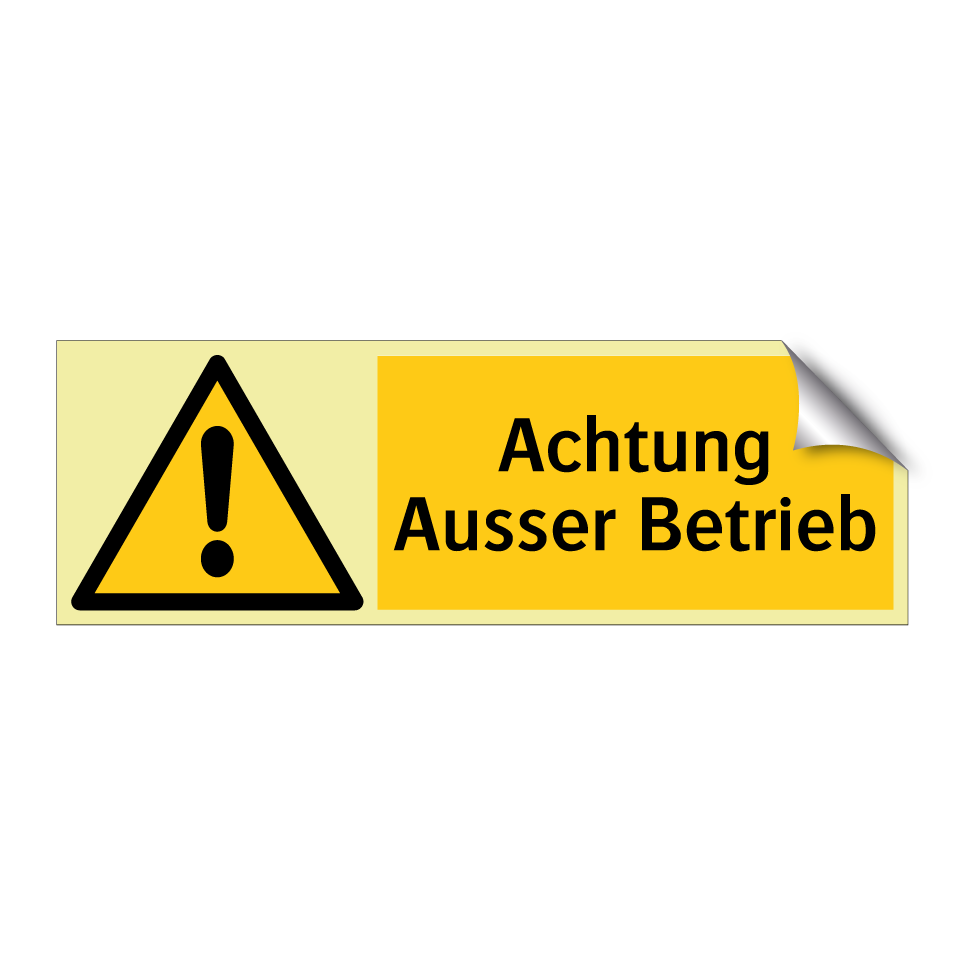 Achtung Ausser Betrieb