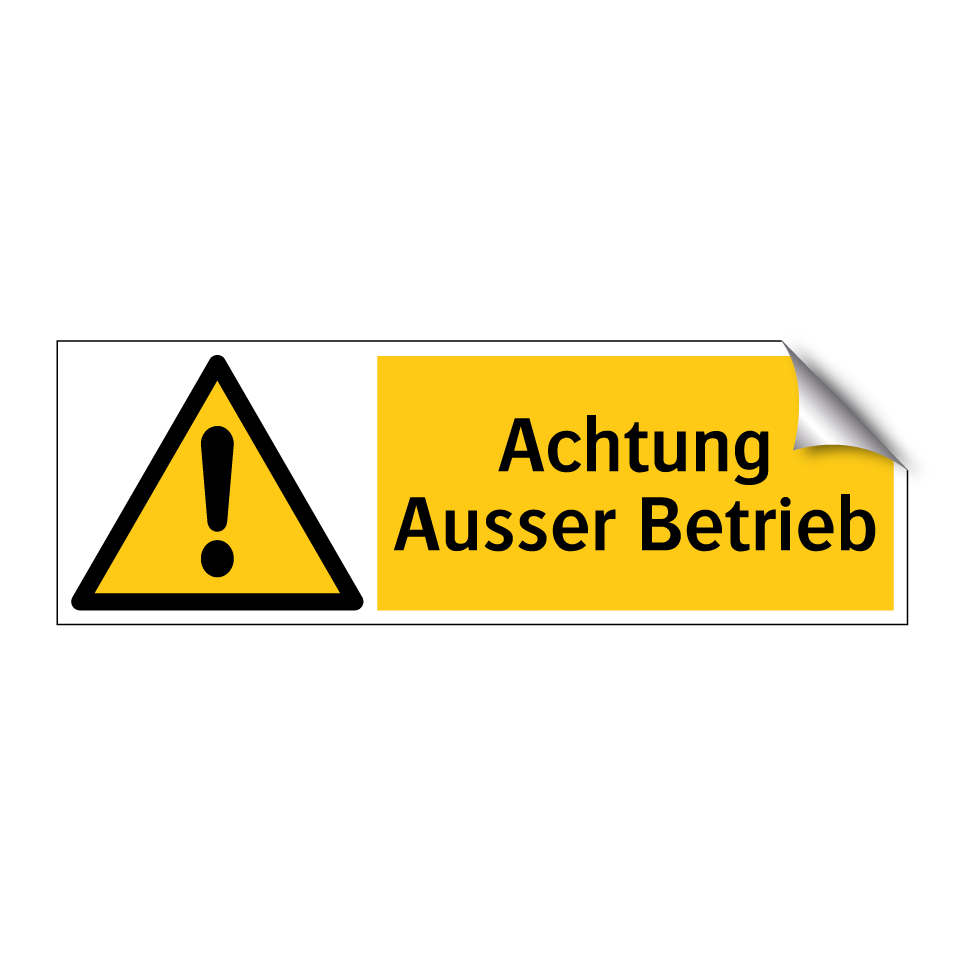 Achtung Ausser Betrieb