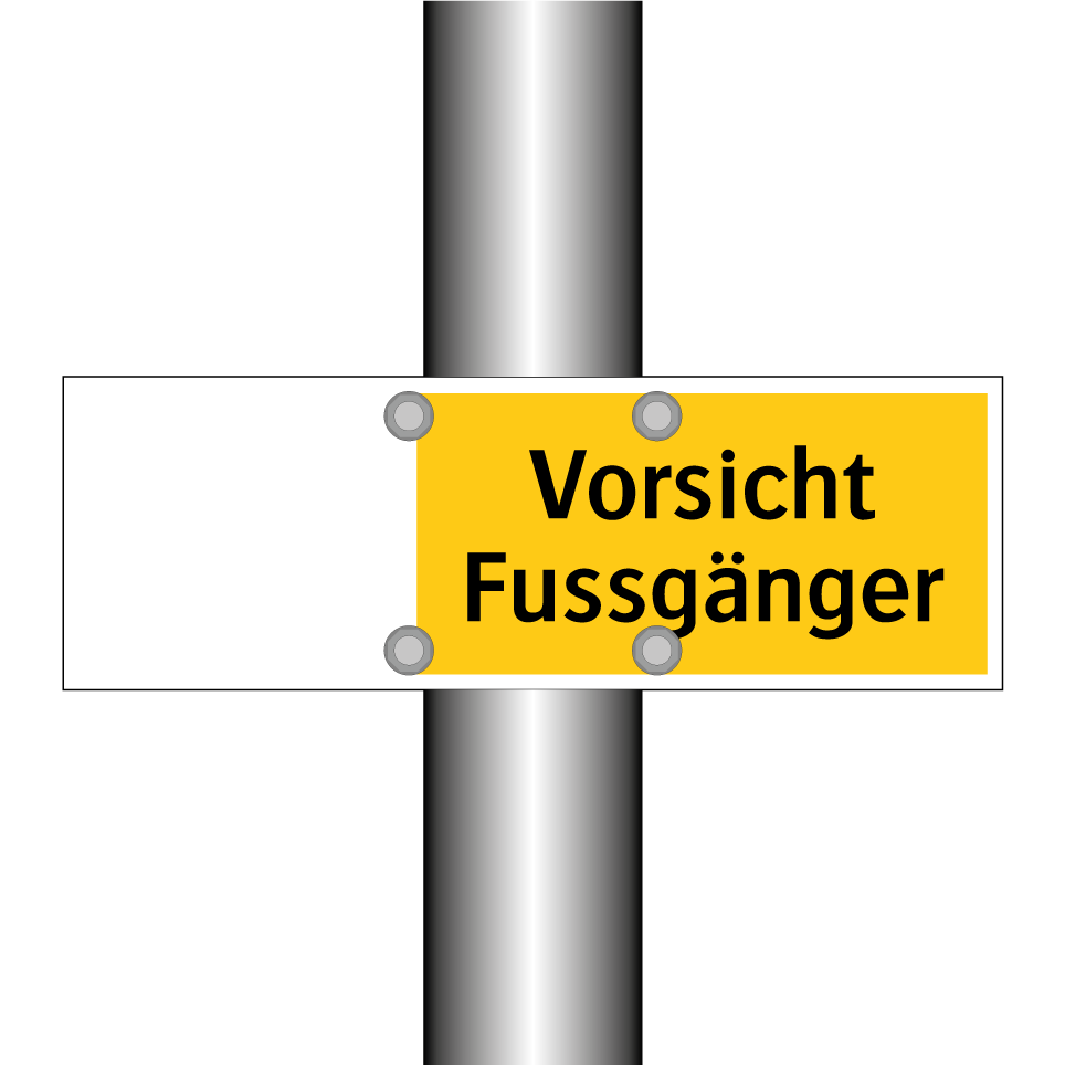Vorsicht Fussgänger