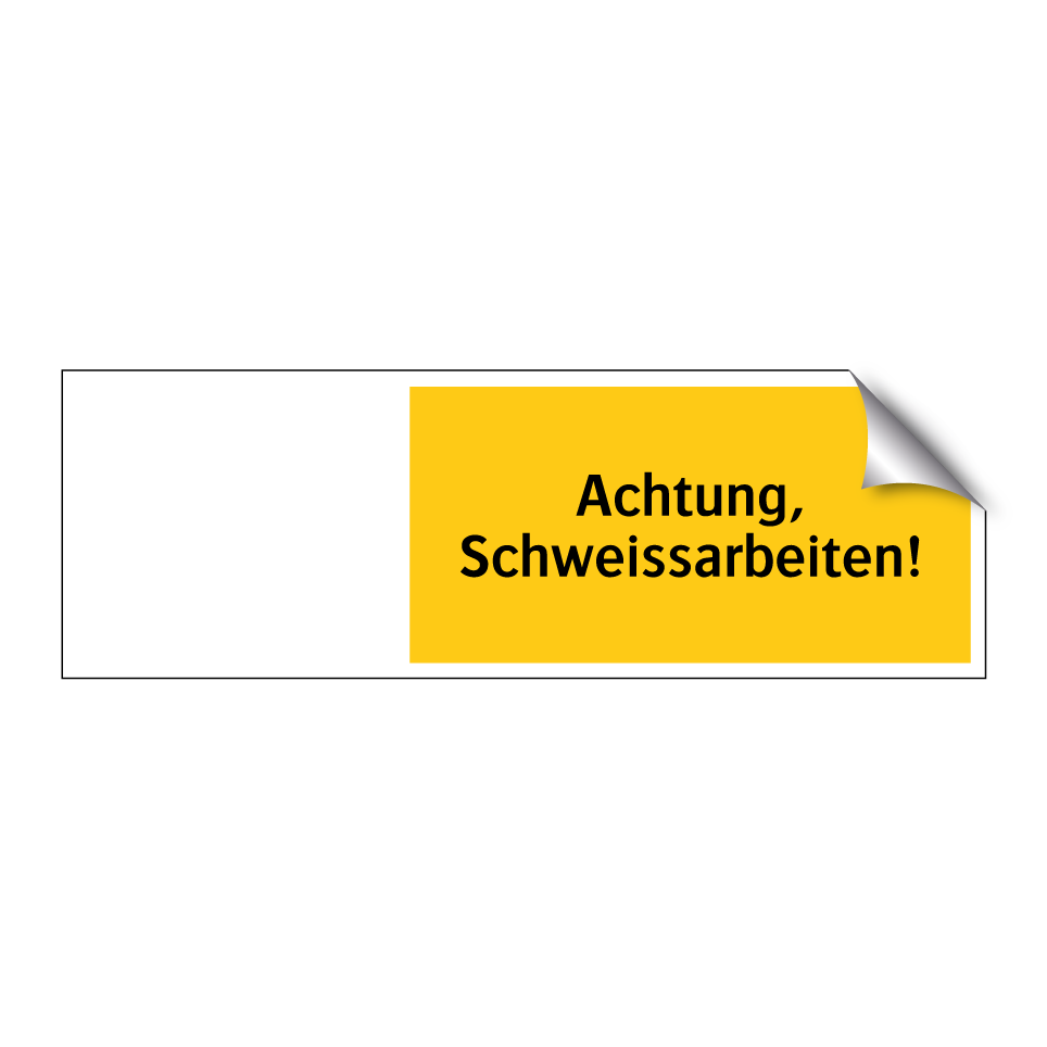 Achtung, Schweissarbeiten!