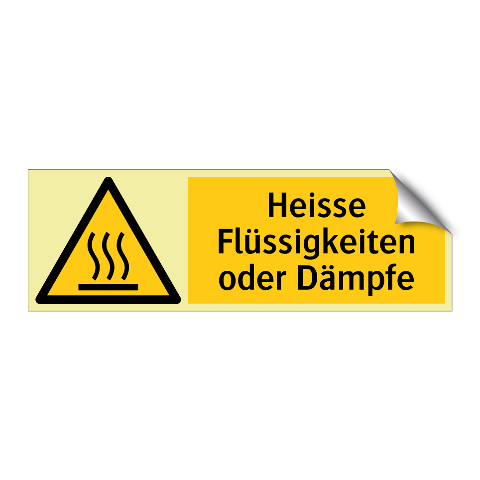 Heisse Flüssigkeiten oder Dämpfe