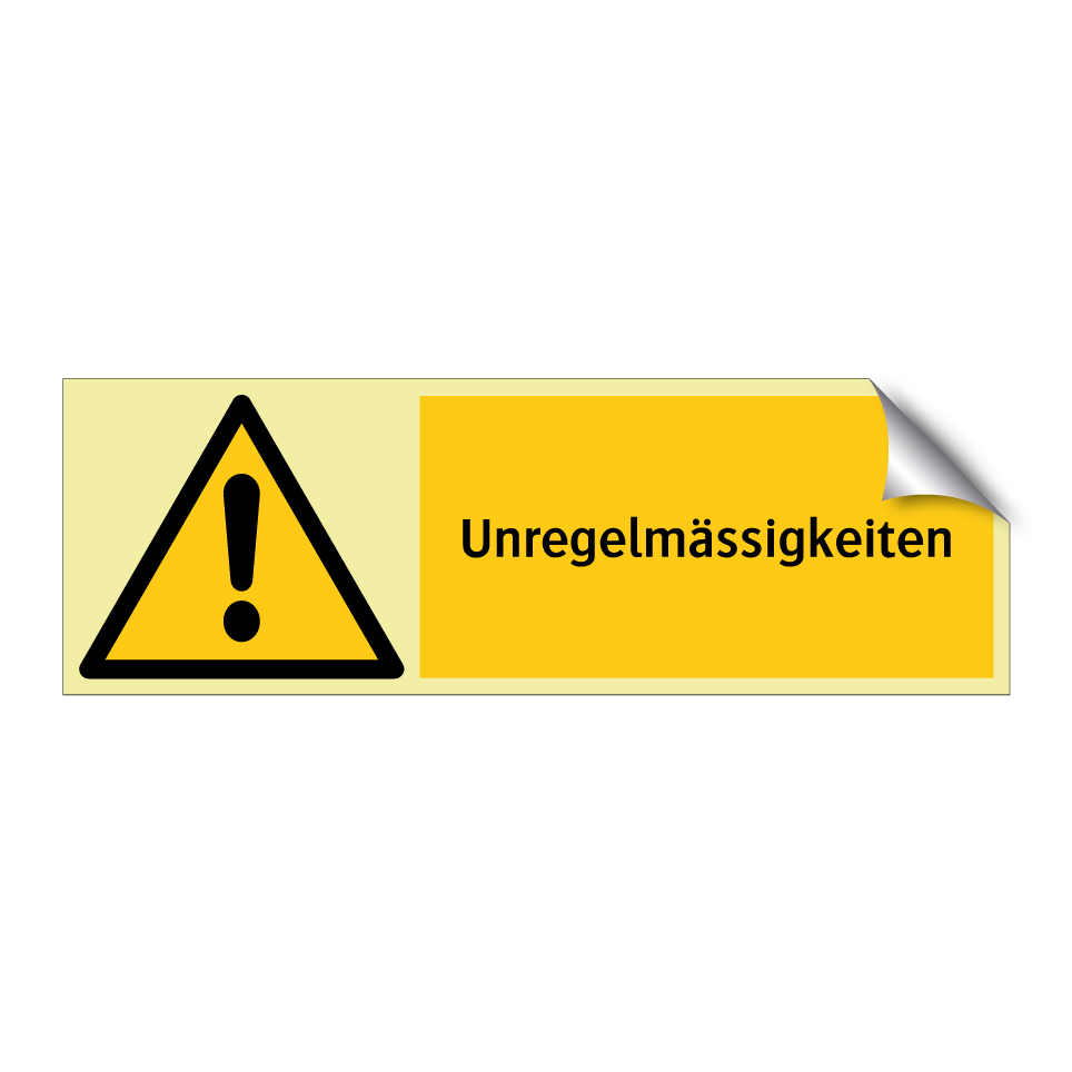 Unregelmässigkeiten