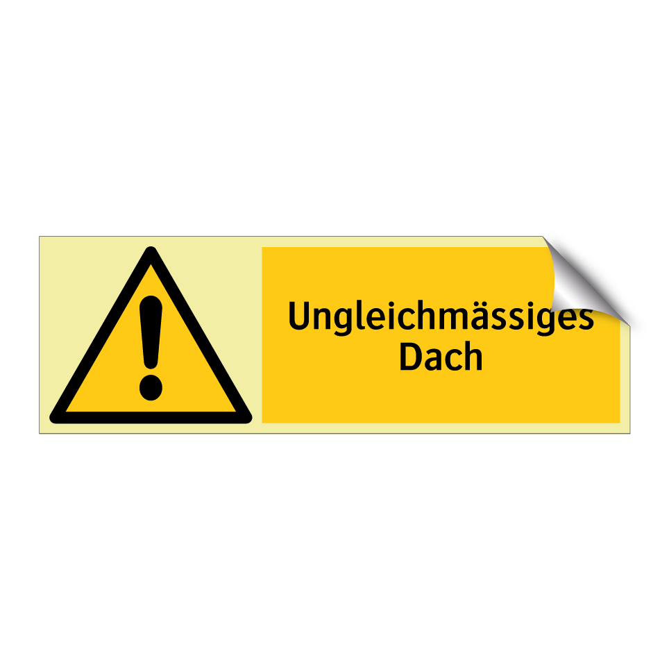 Ungleichmässiges Dach