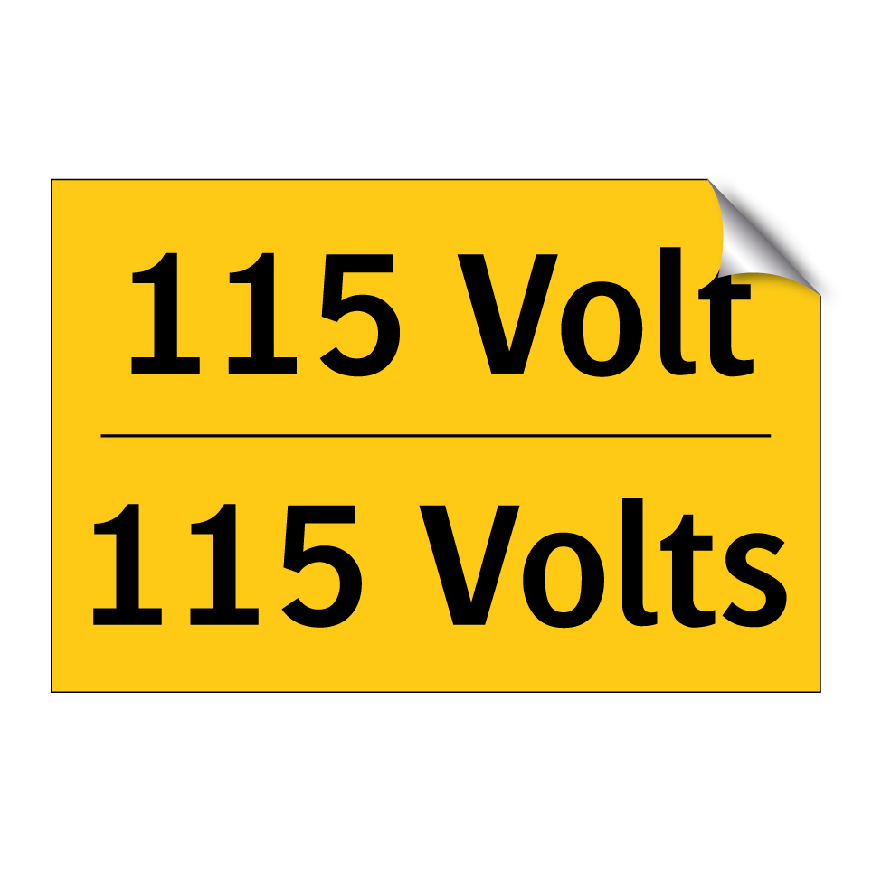 115 Volt - 115 Volts