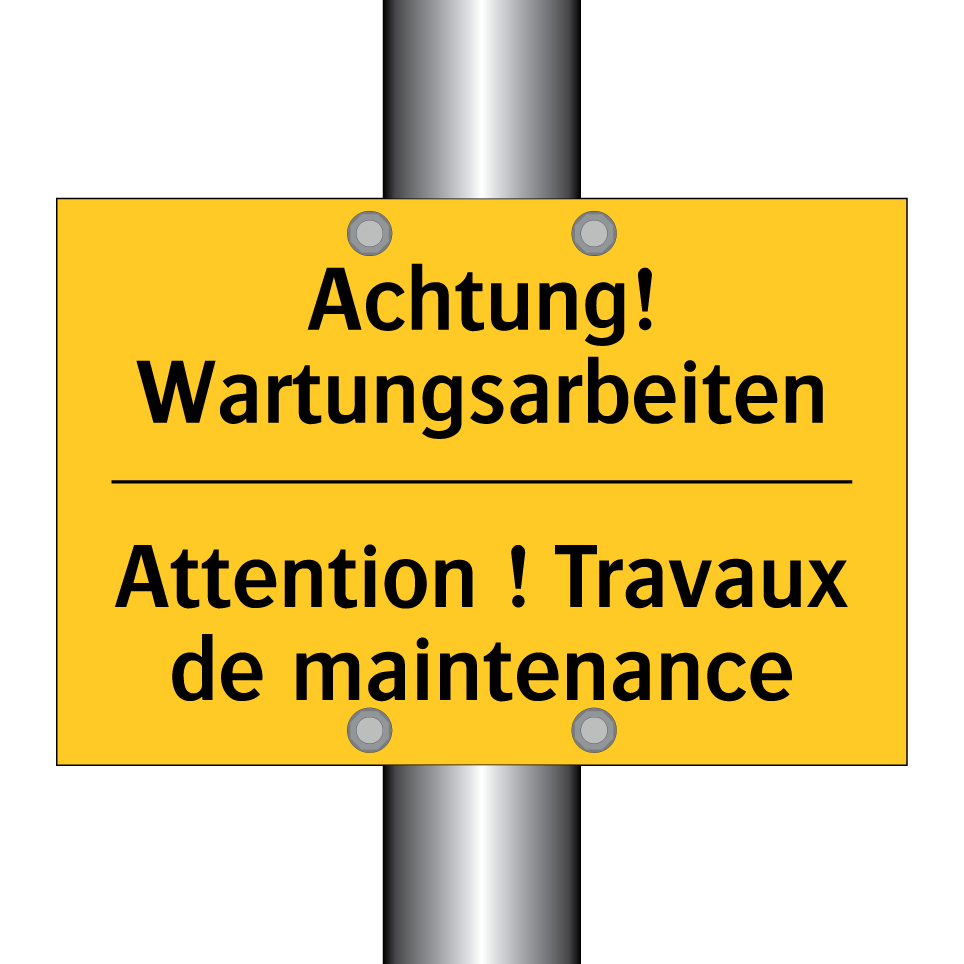 Achtung! Wartungsarbeiten - Attention ! Travaux de maintenance /.../