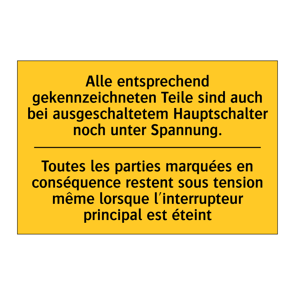 Alle entsprechend gekennzeichneten  /.../ - Toutes les parties marquées en  /.../