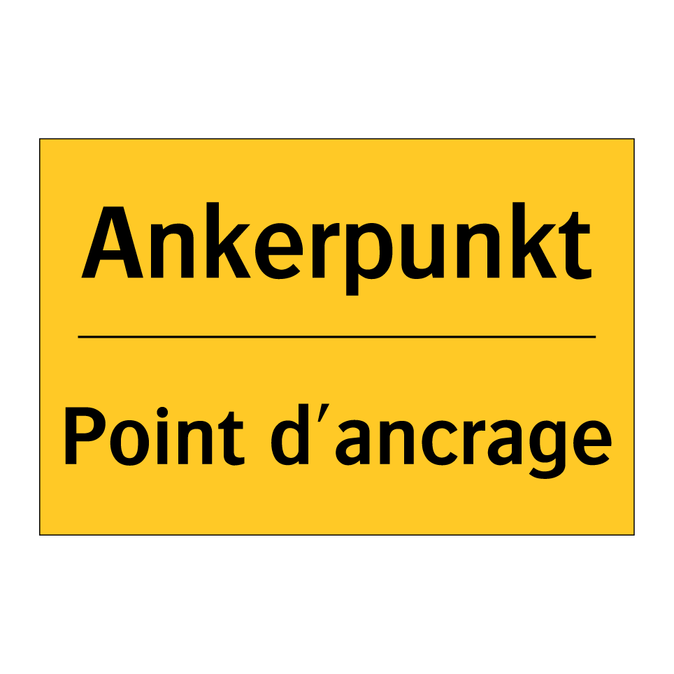 Ankerpunkt - Point d'ancrage