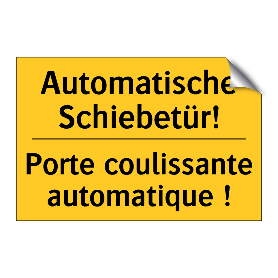 Automatische Schiebetür! - Porte coulissante automatique  /.../