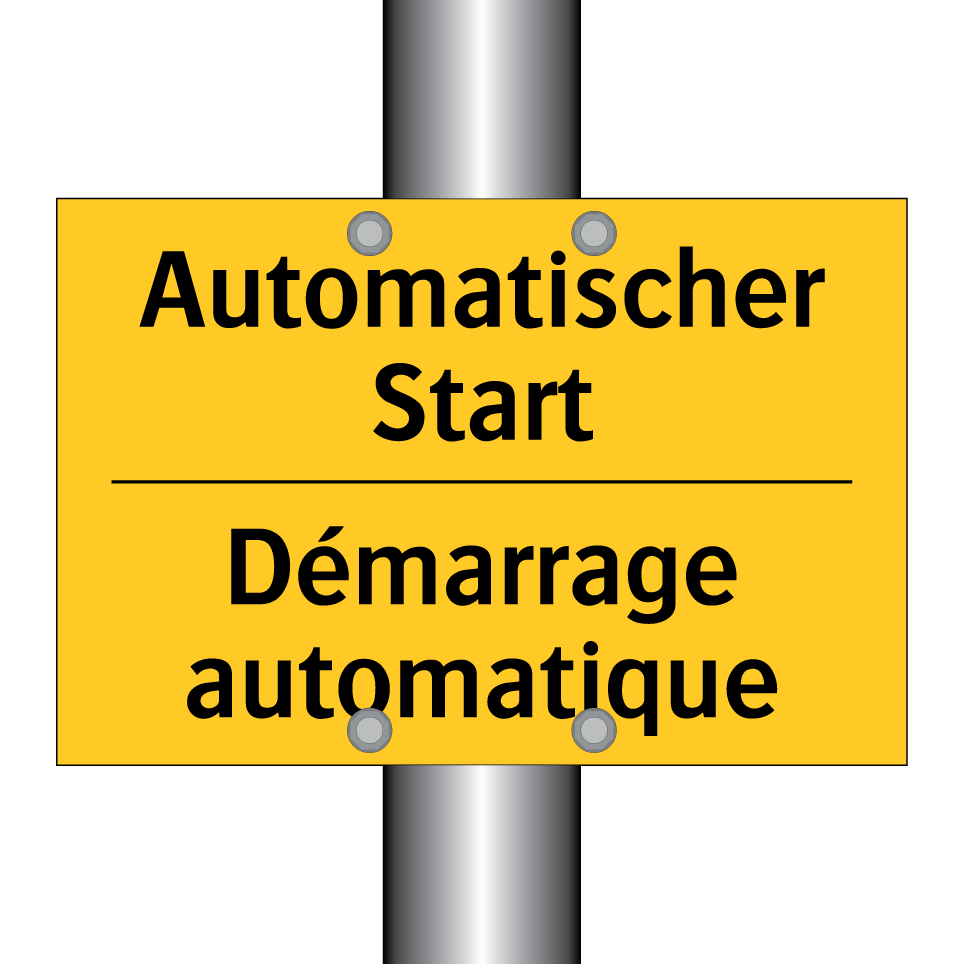 Automatischer Start - Démarrage automatique