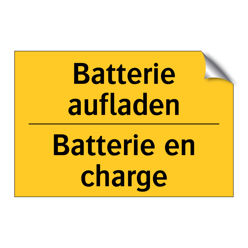 Batterie aufladen - Batterie en charge
