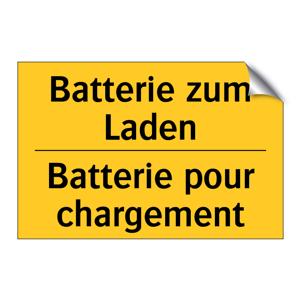 Batterie zum Laden - Batterie pour chargement