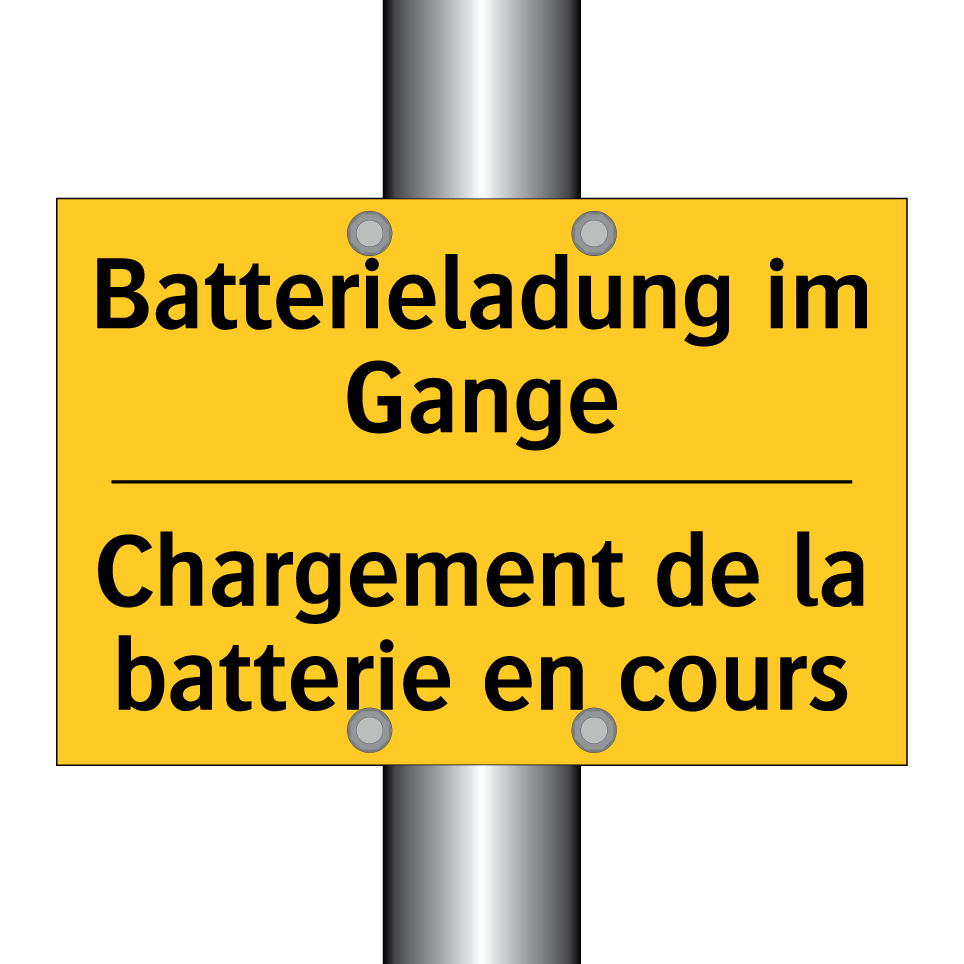 Batterieladung im Gange - Chargement de la batterie en cours /.../