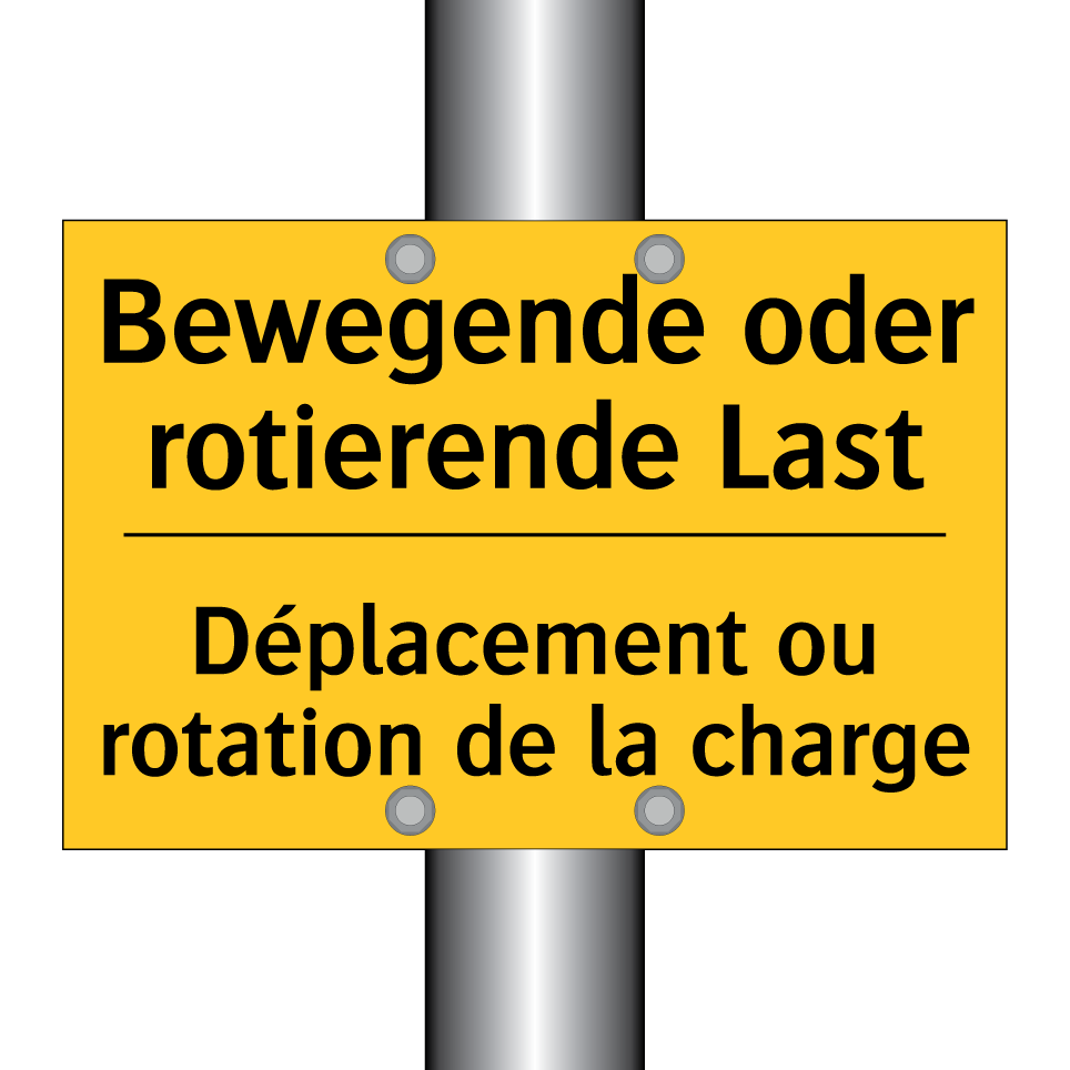 Bewegende oder rotierende Last - Déplacement ou rotation de la  /.../