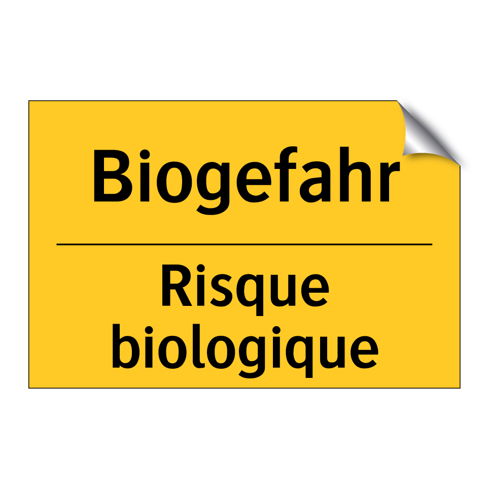 Biogefahr - Risque biologique