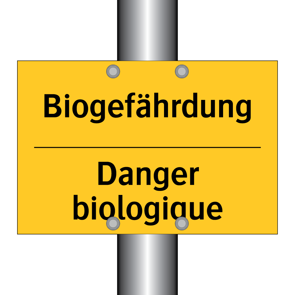 Biogefährdung - Danger biologique