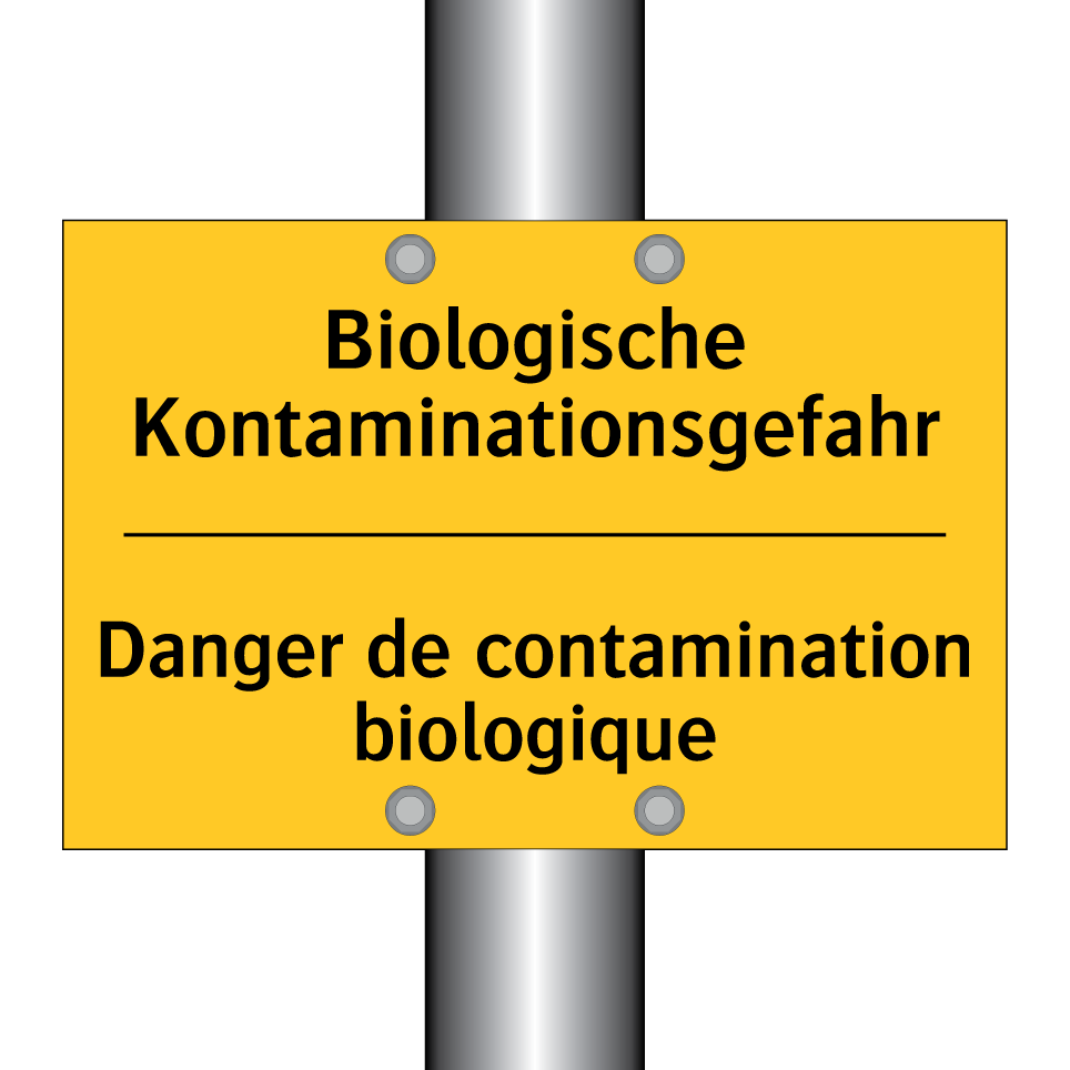 Biologische Kontaminationsgefahr /.../ - Danger de contamination biologique /.../