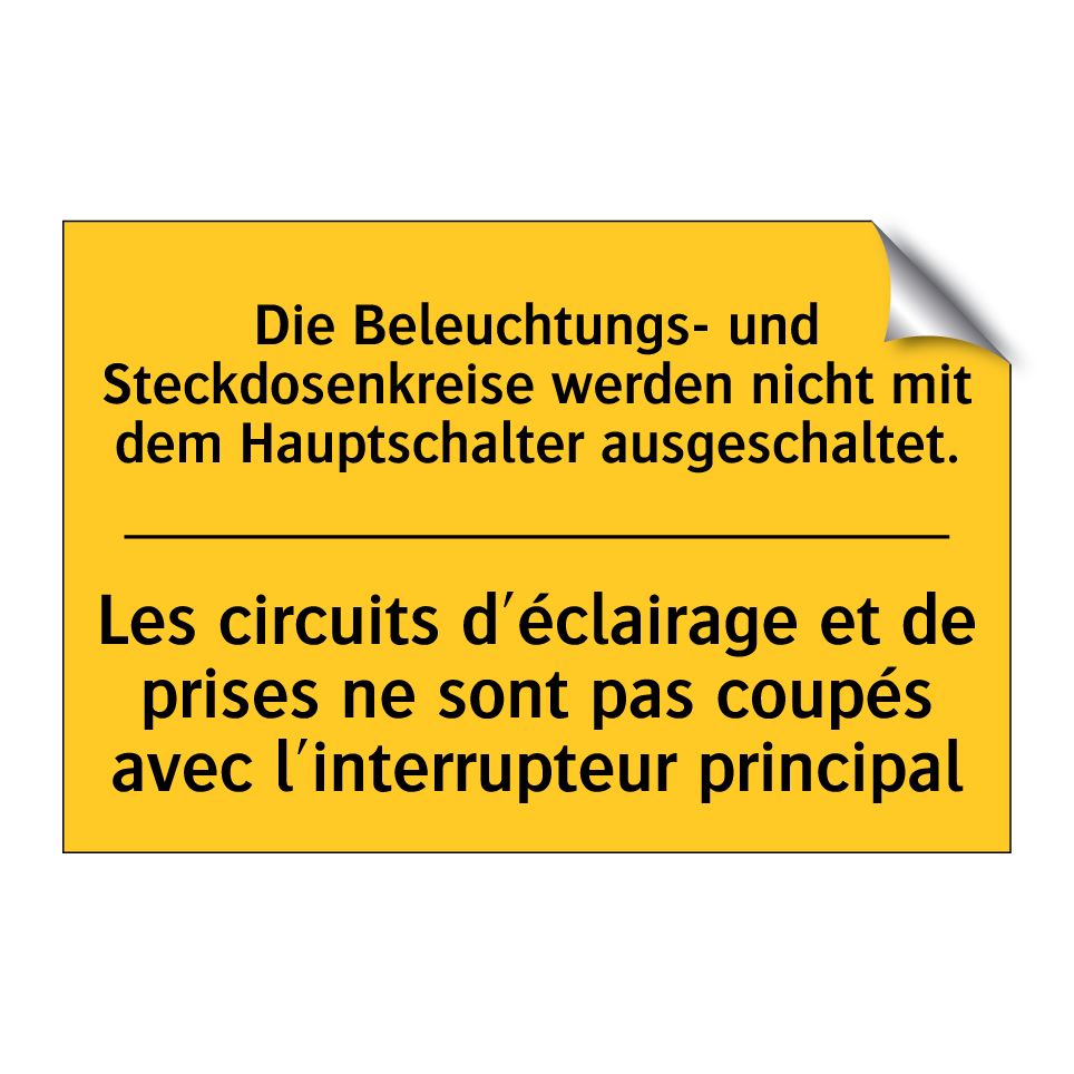 Die Beleuchtungs- und Steckdosenkreise  /.../ - Les circuits d'éclairage et de  /.../