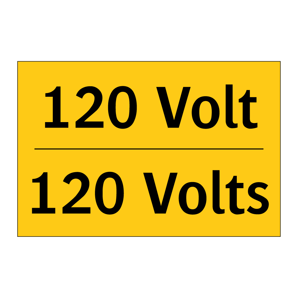 120 Volt - 120 Volts