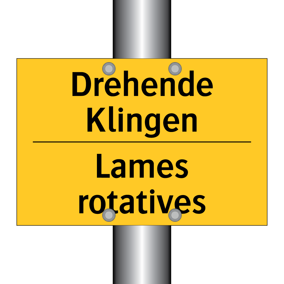 Drehende Klingen - Lames rotatives